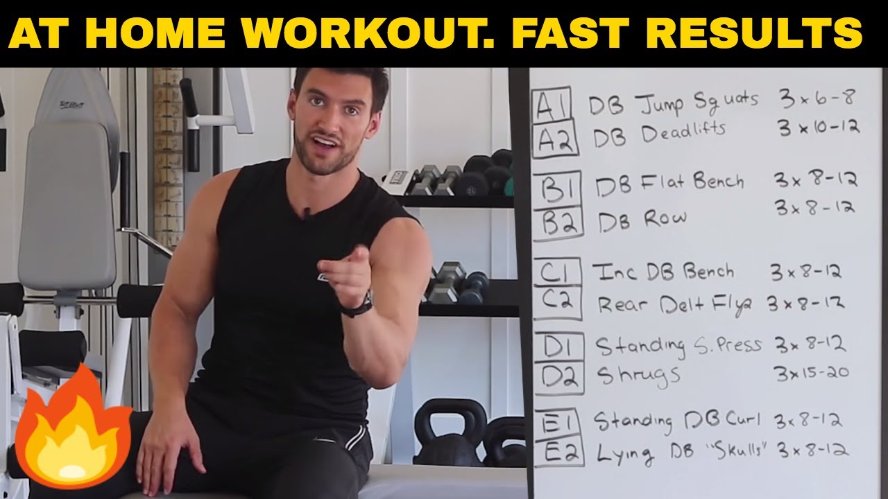 35-Min Full Body Workout Routine At Home For Men (Quick, Simple, & Deadly Effective)