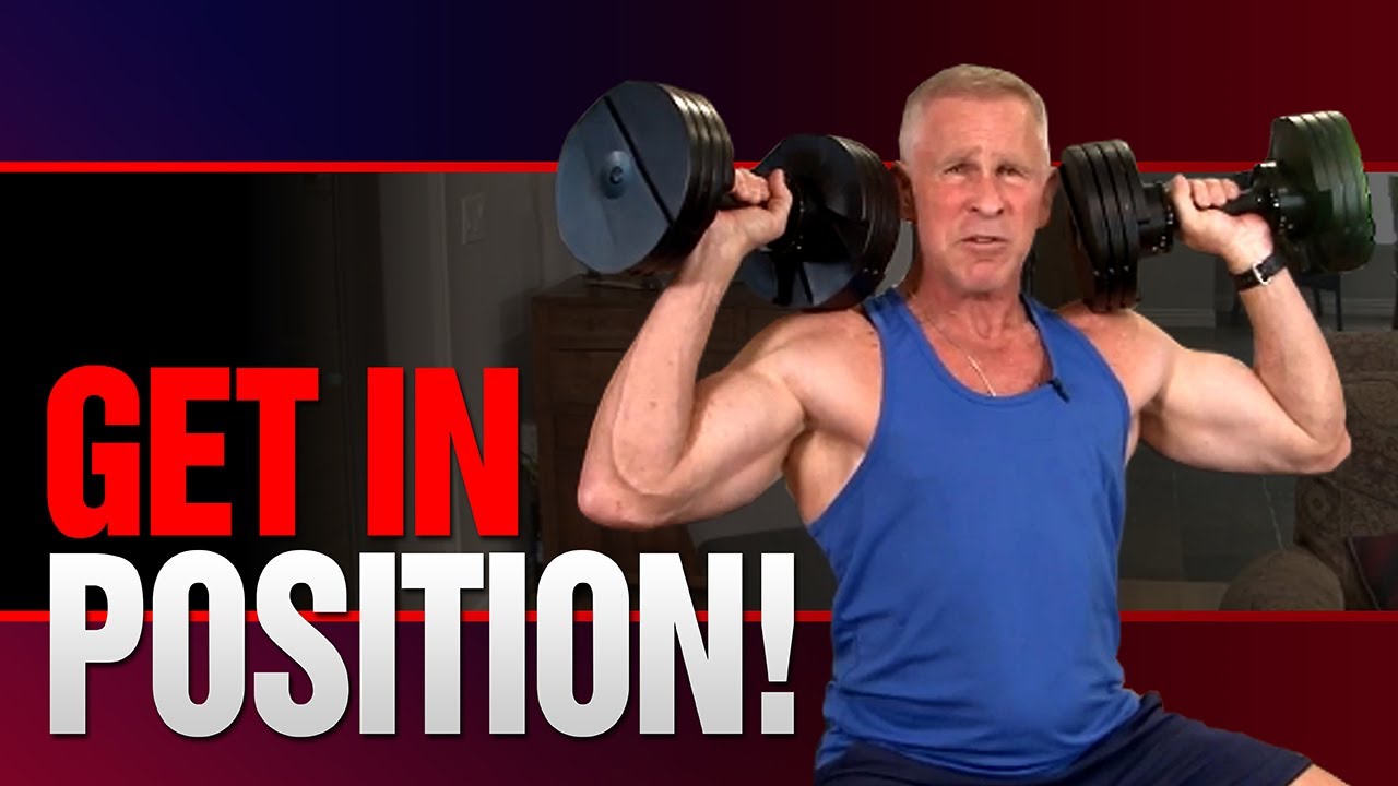 How To Get The Dumbbells Into Position (HEAVY LIFTING FORM!)
